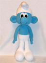 Large Smurf Doll Amigurumi Toy