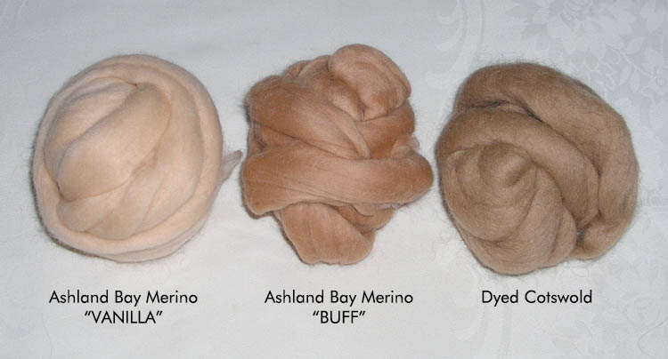 Merino and Cotswold Wool Skin Tone Choices