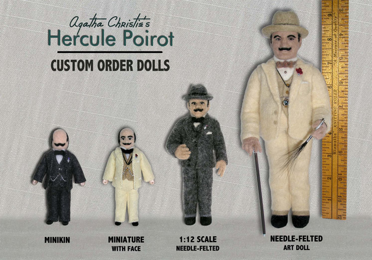 Hercule Poirot Doll Custom Order Options