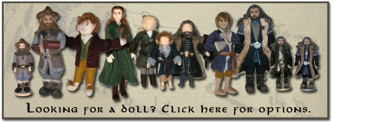 Click here for Handmade Middle Earth Doll options.