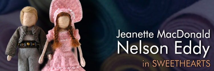 Jeanette MacDonald and Nelson Eddy Minikin Character Dolls