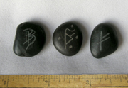 Hobbit: Bilbo, Gandalf and Thorin Rune Stone Set