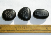 Hobbit: Thorin, Fili and Kili Rune Stone Set