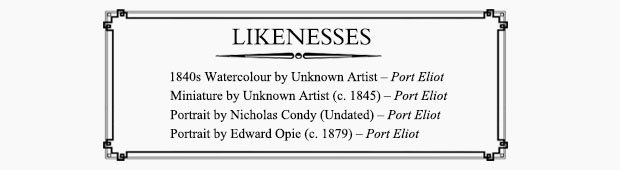 Known Likenesses of Henry Cornwallis Eliot, 5th Earl of St. Germans