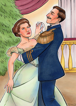 Illustration of EVJ's Waltz by Bethany and Olivia Moy