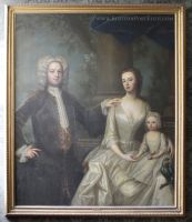 Edward & Elizabeth Eliot with Baby, c. 1722