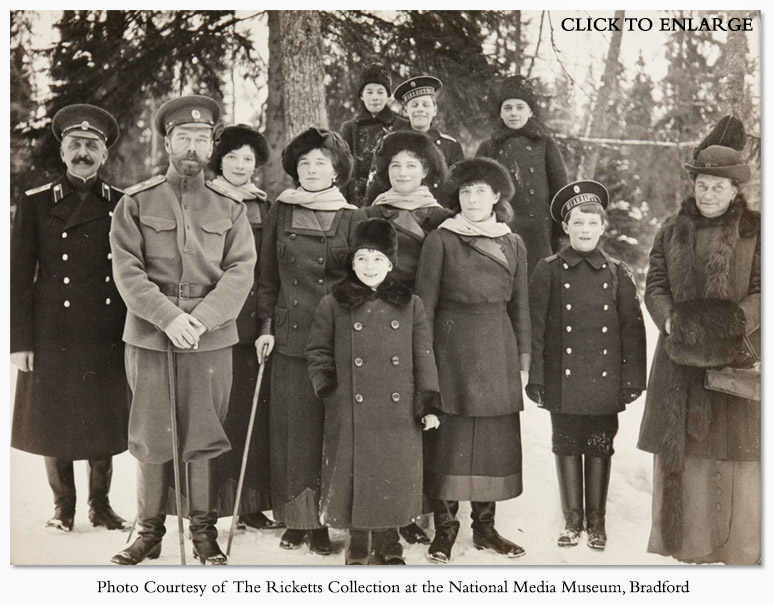 Miss Coster with Imperial Family (Herbert Stewart Collection, Bradford, England)