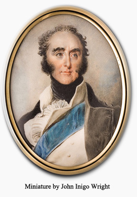 Miniature of John James Hamilton by John Inigo Wright