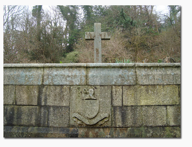 The Family Coat of Arms on the Eliot Vault