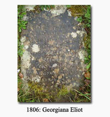 Click for Image of Vault Plaque (Georgiana Eliot)