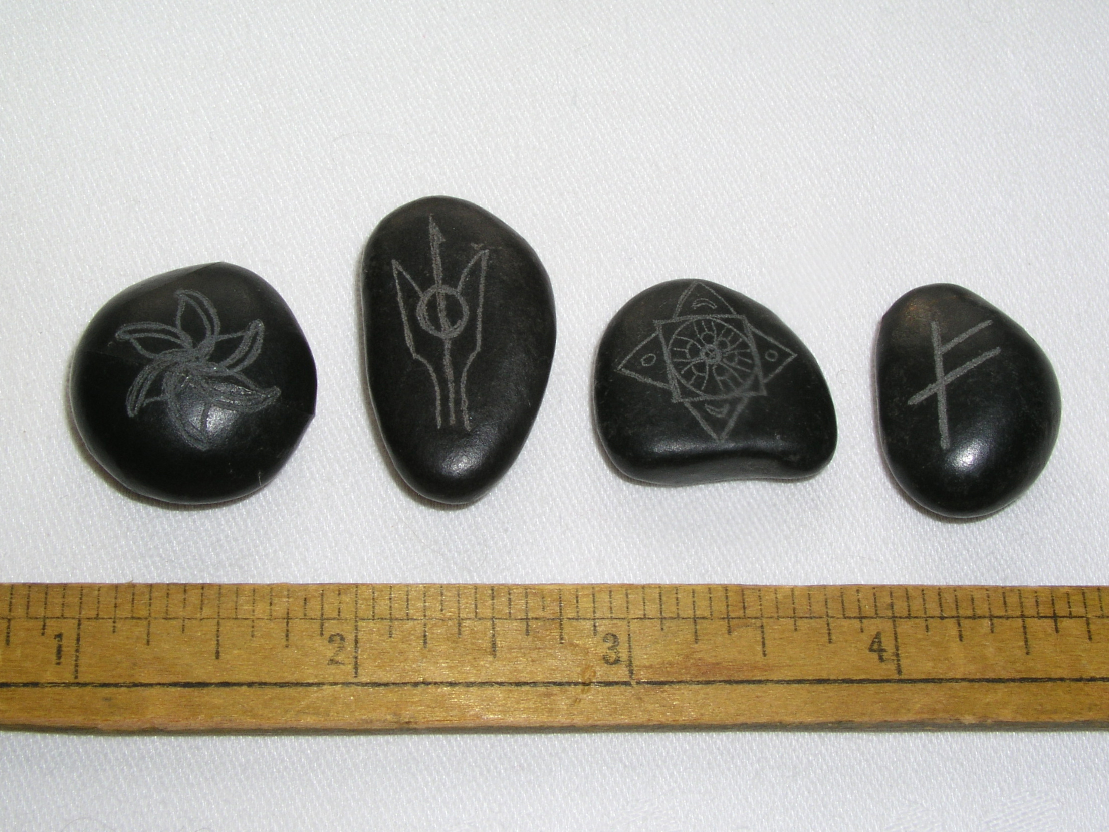 Hand-Engraved Hobbit Rune Stones